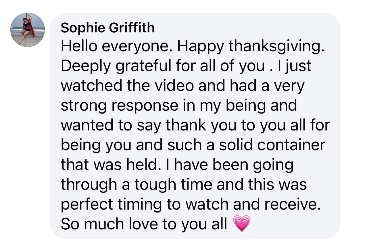 Testimonial from Sophie Griffith